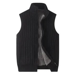 Sweater Men Casual O-Neck Pullover Men Autumn Winter Slim Fit Sleeveless Shirt Mens Sweaters Knitted Pull Homme Plus Szie 6XL