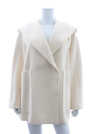 The Row Hooded Wool-Blend Oversized Coat
