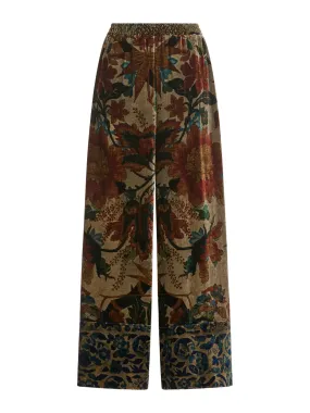 THE VELVET PANT | Leaves