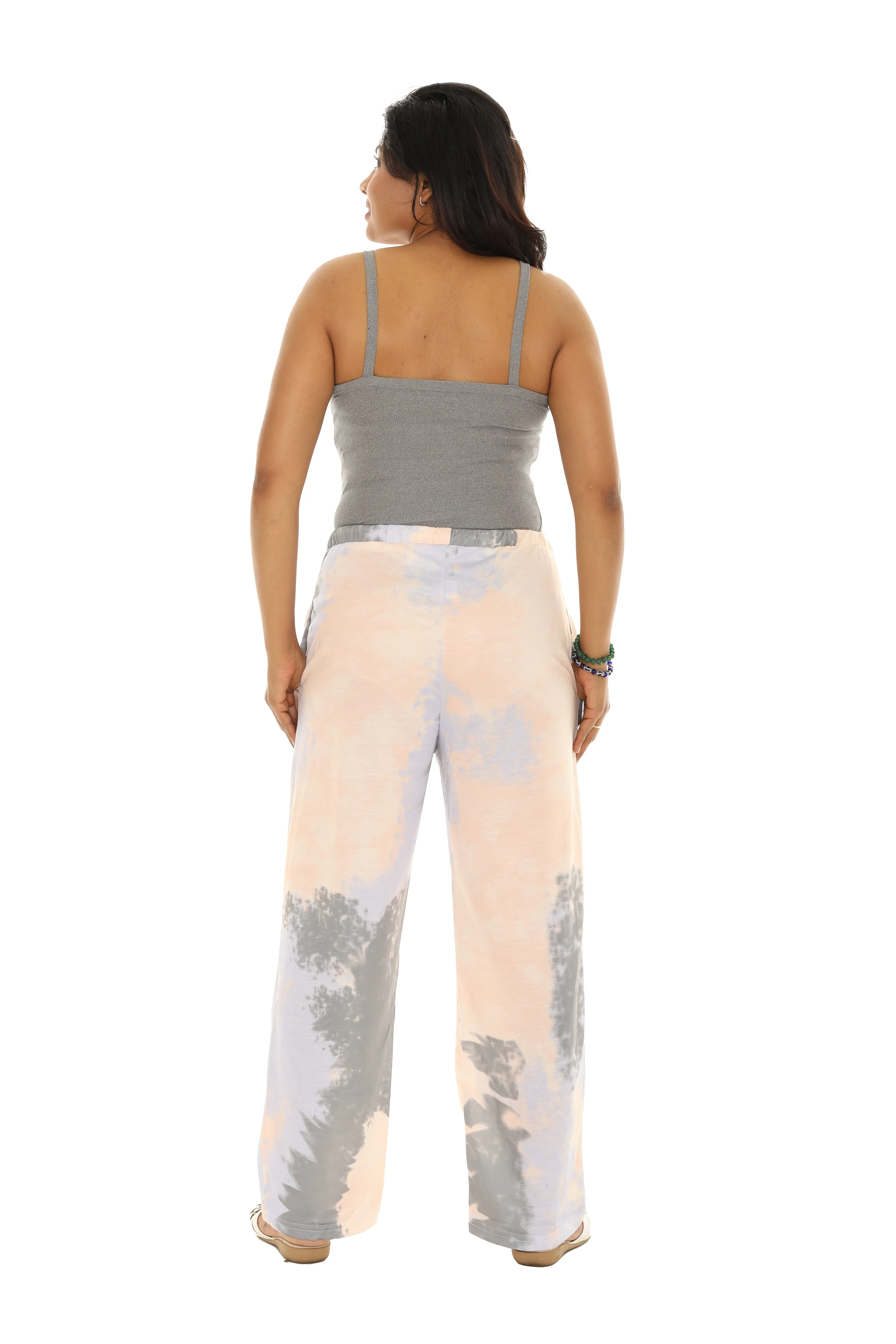 Tie-Dye Pocket Casual Pants