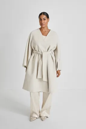 TRENTO COAT LONG - CREAM