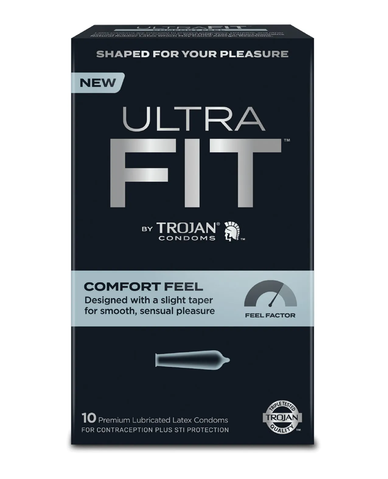 Trojan Ultrafit Comfort Feel Condom - Pack of 10