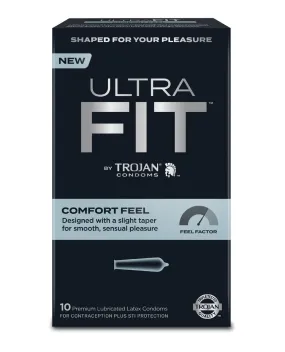 Trojan Ultrafit Comfort Feel Condom - Pack of 10