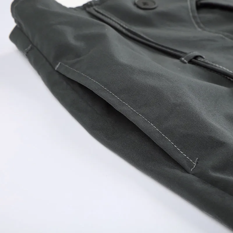 Utility Wide-Leg Cargo Pants with Pockets