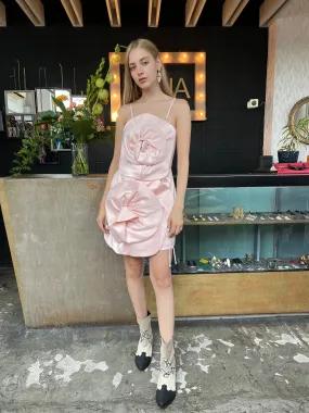 Vestido rosa flor