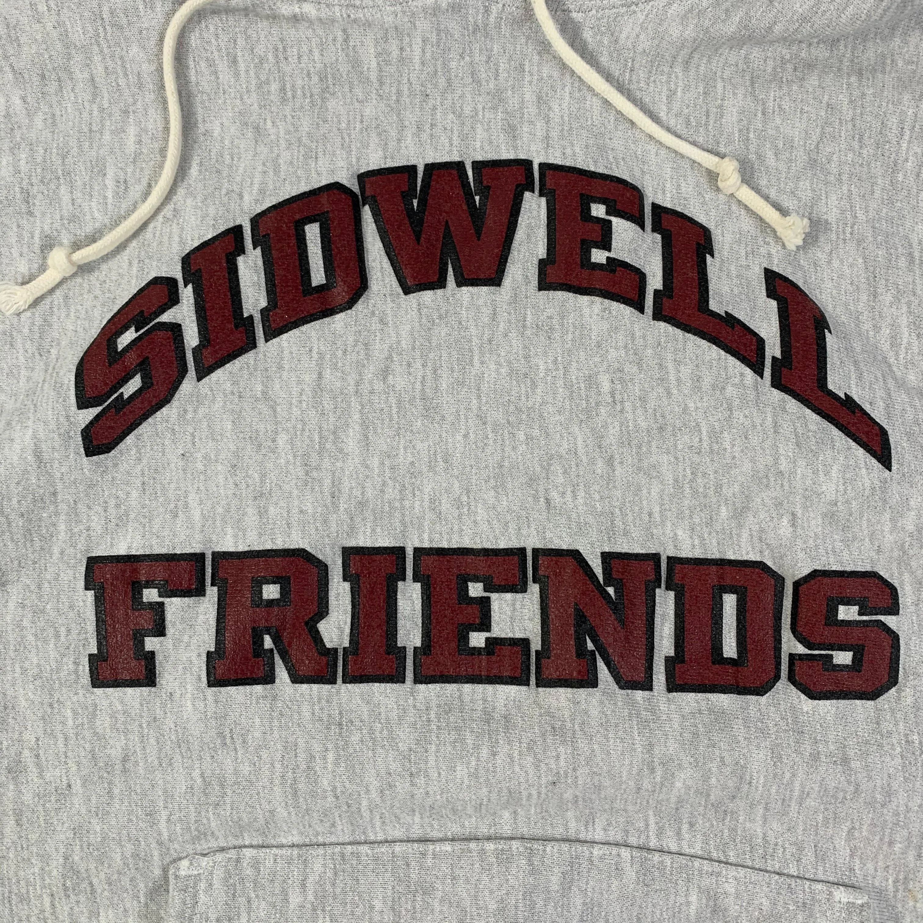 Vintage Champion Reverse Weave "Sidwell Friends" Pullover Hoodie