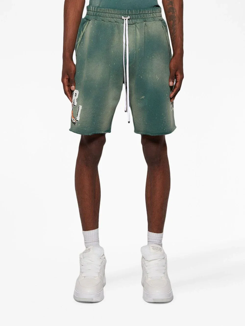 Vintage Tiger Sweatshort Green