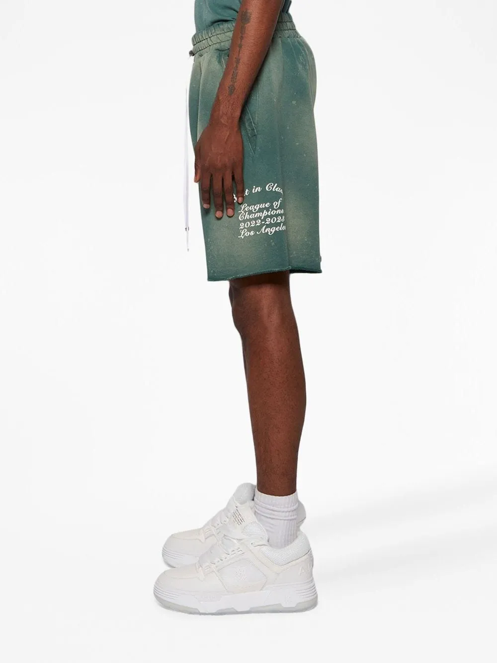 Vintage Tiger Sweatshort Green