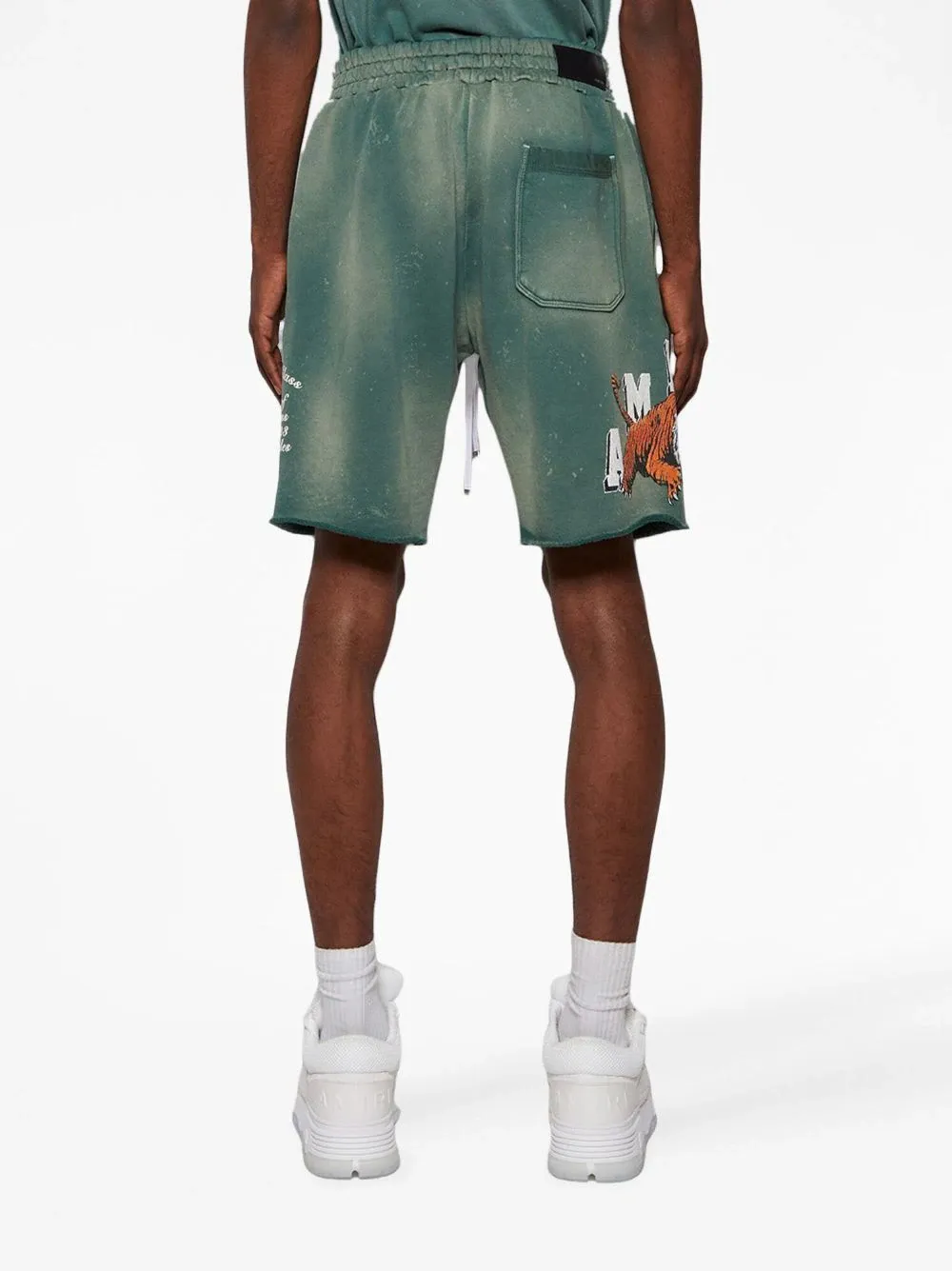 Vintage Tiger Sweatshort Green