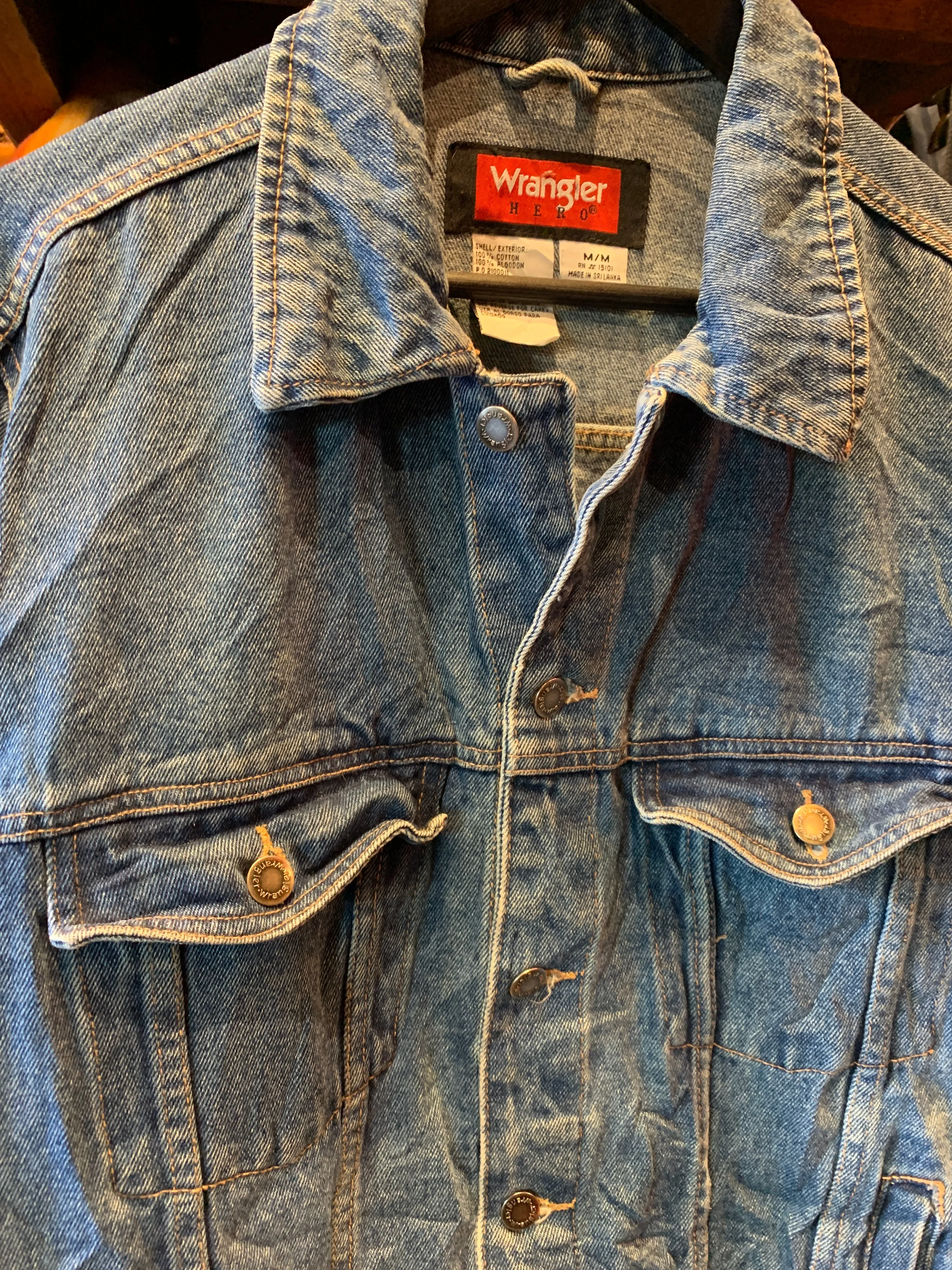 Vintage Wrangler Denim Jacket, Medium