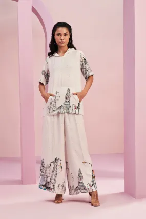 White City Life Print Tracksuit Set