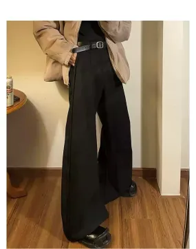 Woo Casual Flared Scimitar Pants