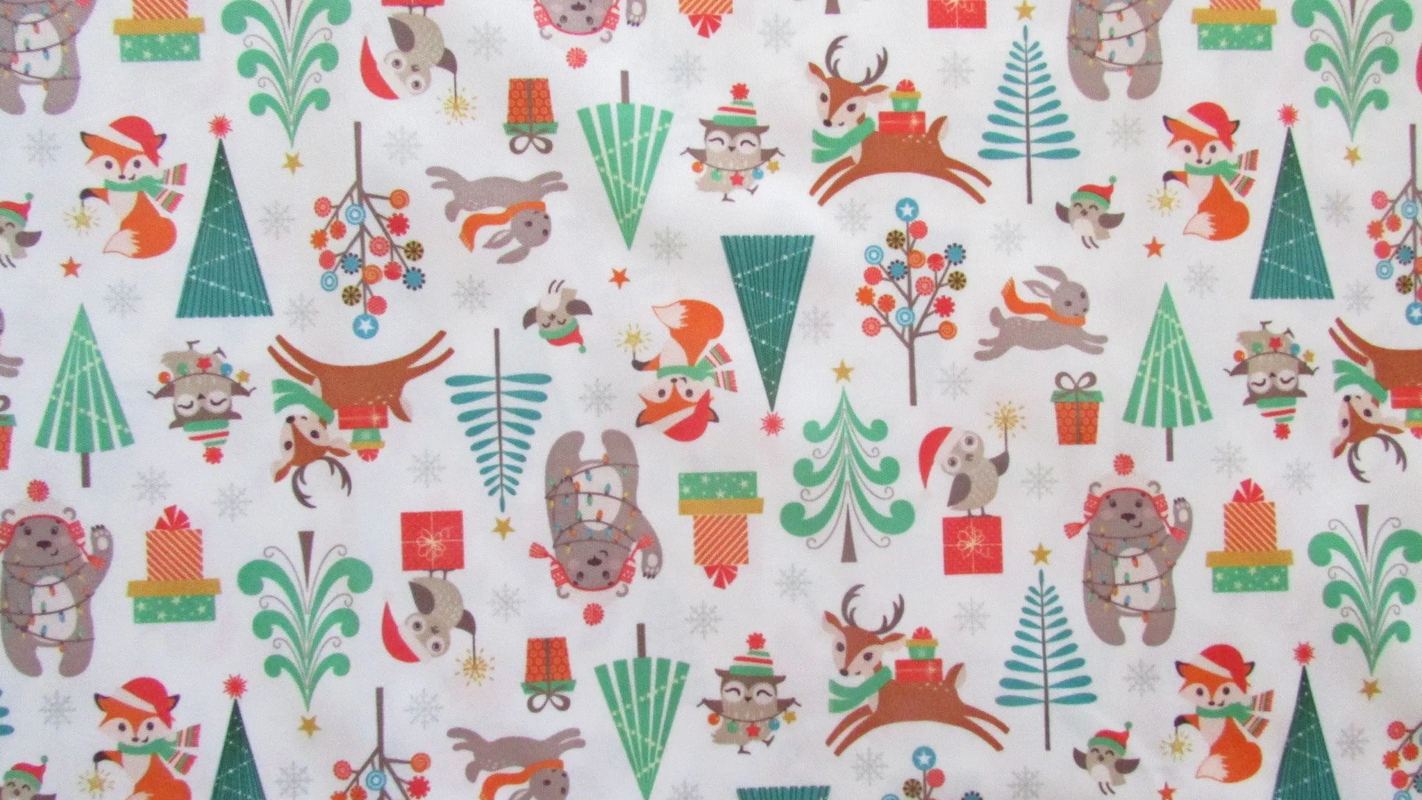 Woodland Christmas Diaper Cover